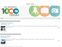 Tablet Screenshot of derepente1000coisas.com.br